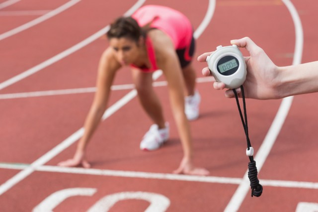 Coach timing race