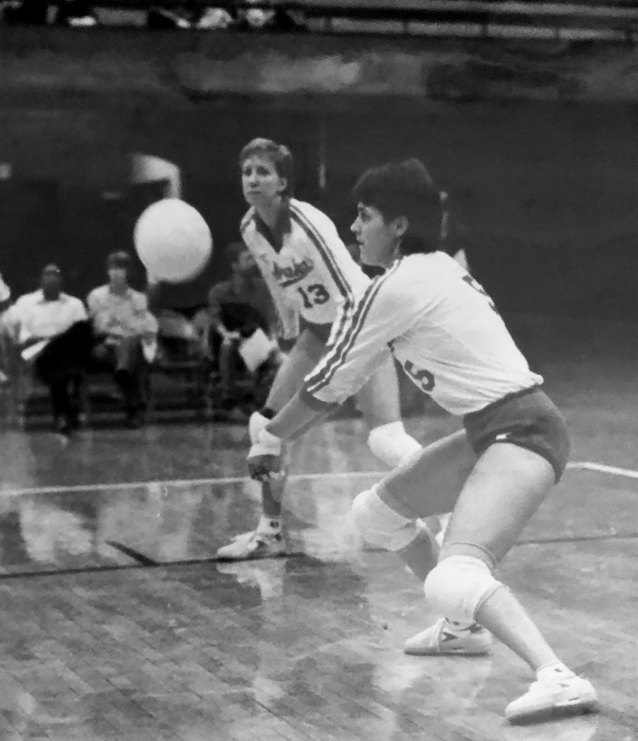 Annie Glavan Playing Volleyball