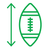 New to Football: Ball Size Icon