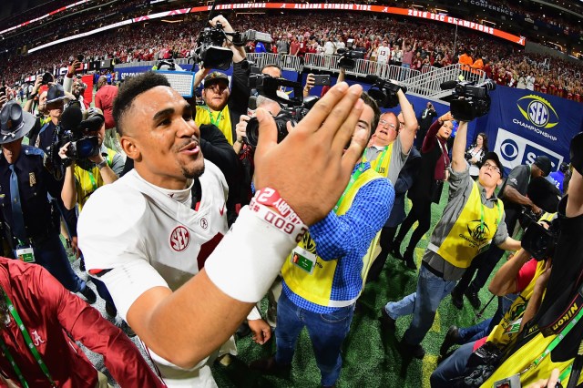 Alabama quarterback Jalen Hurts