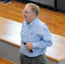 Jim Thompson With Mic