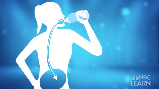 Girl Hydrating Graphic