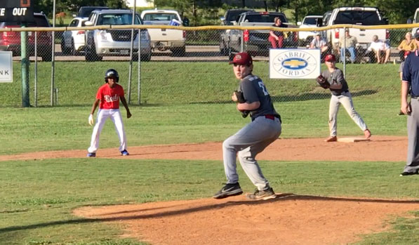 baseball player pitching