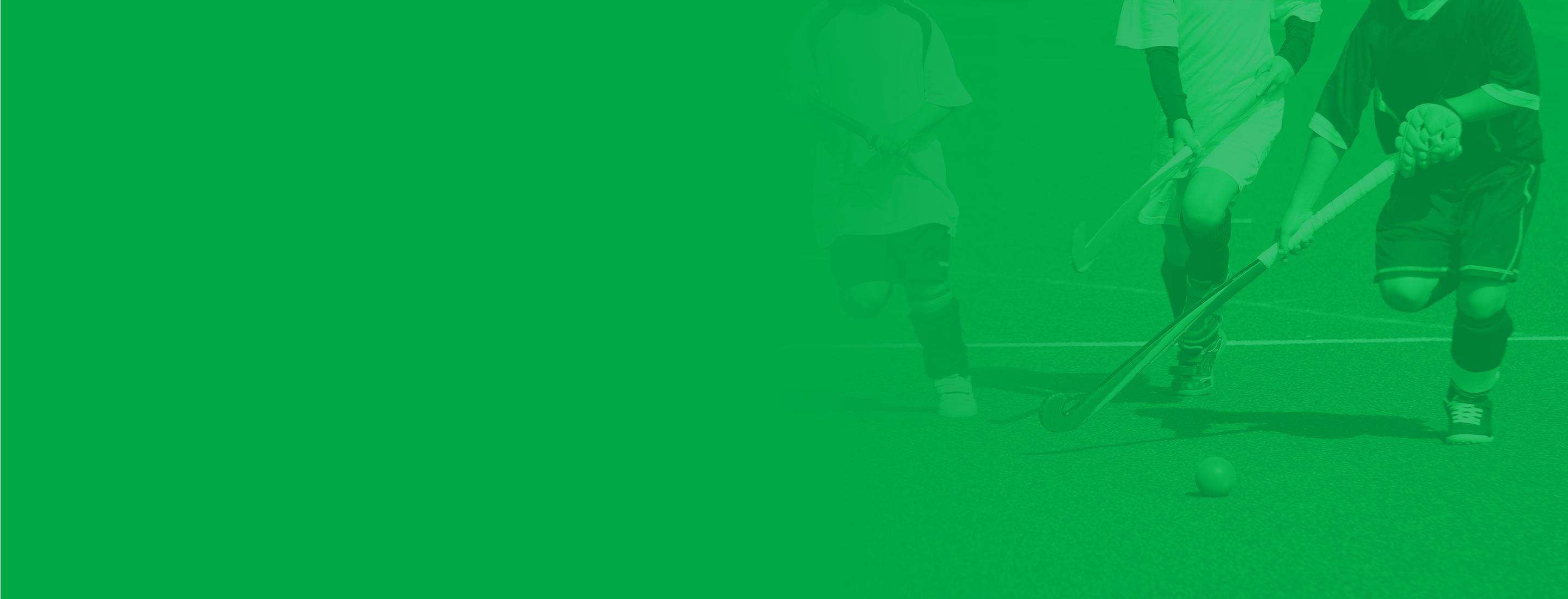 Green background field hockey