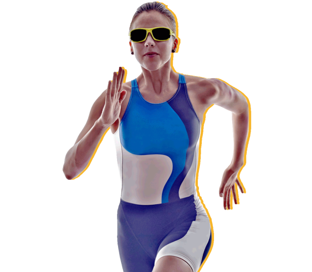 Female Triathlon Runner