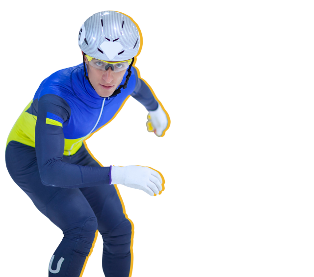 Short track speed skater