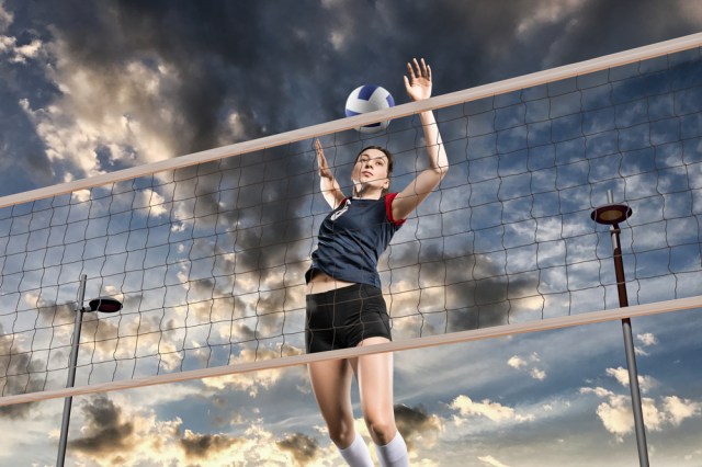 Woman volleyball