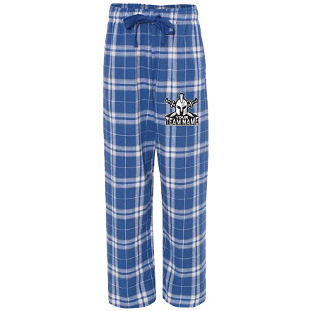 Flannel blue checkered pajama pants for SE gear holiday guide