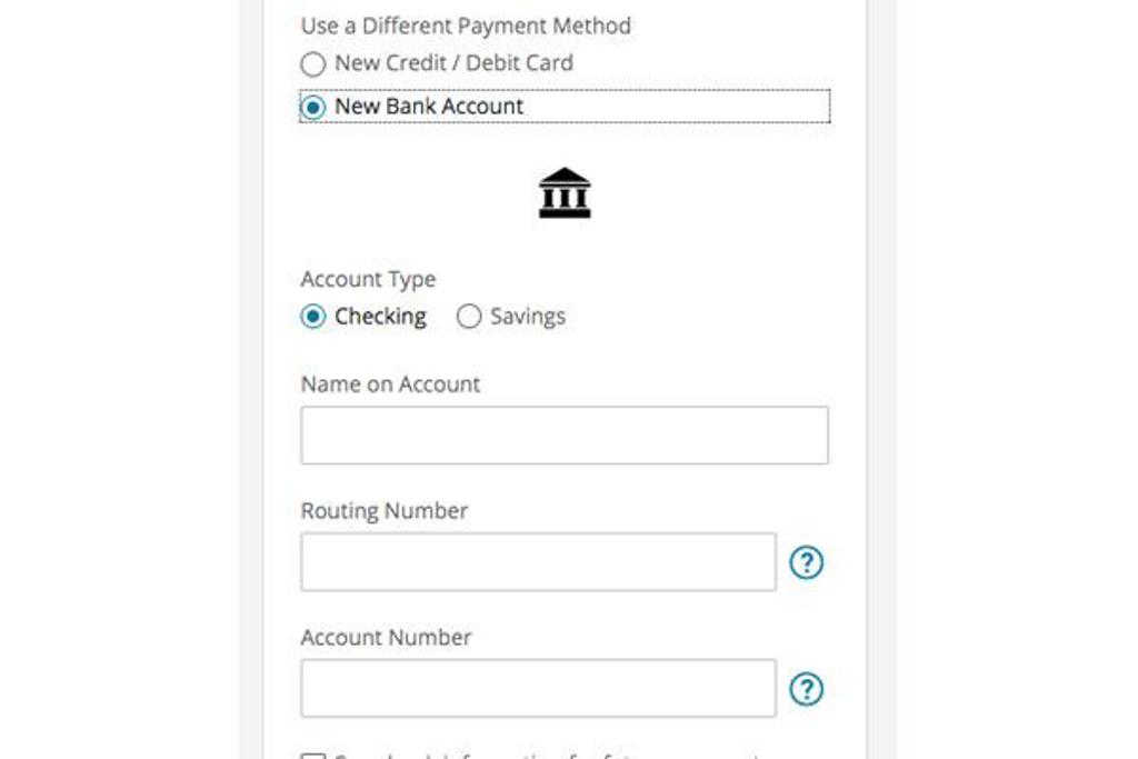 New Bank Account Checking