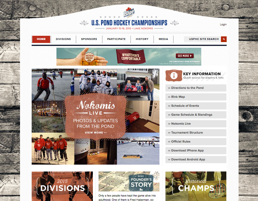 Pond Hockey Site