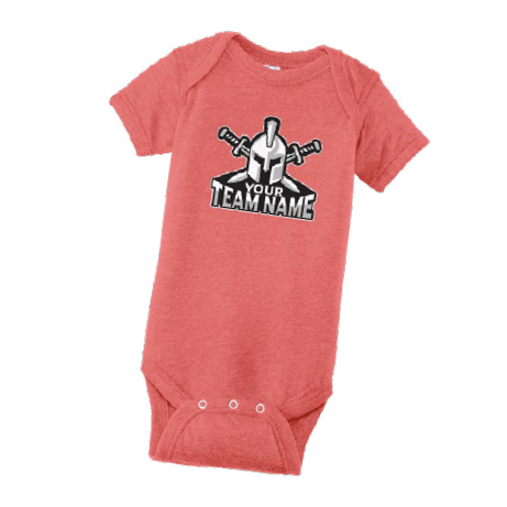 Light red/pink baby onesie from SE gear holiday guide