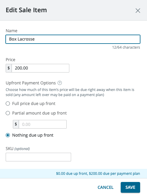 HQ Sale Item Screenshot