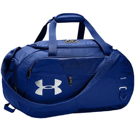 Under Armor Blue duffel bag from SE holiday gear guide