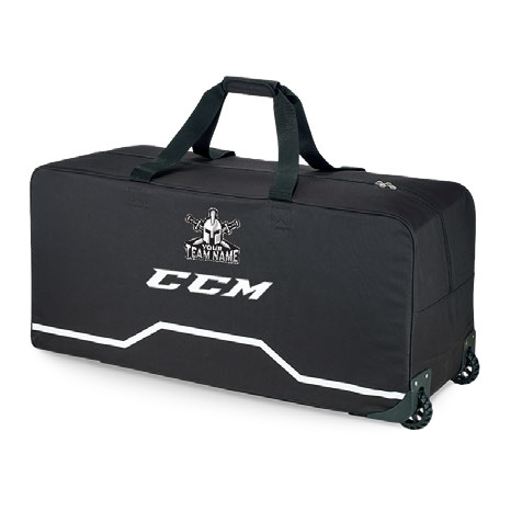 Black CCM wheeled duffel bag from SE gear holiday guide