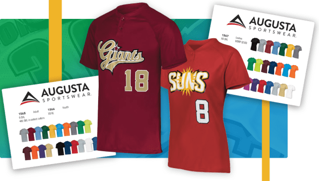 Baseball and softball jerseys